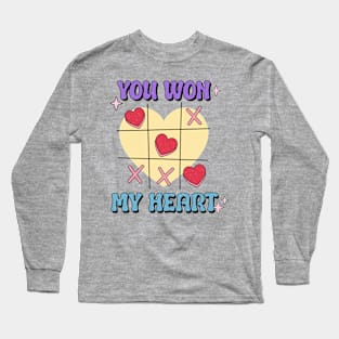 You won my heart, valentine gift Long Sleeve T-Shirt